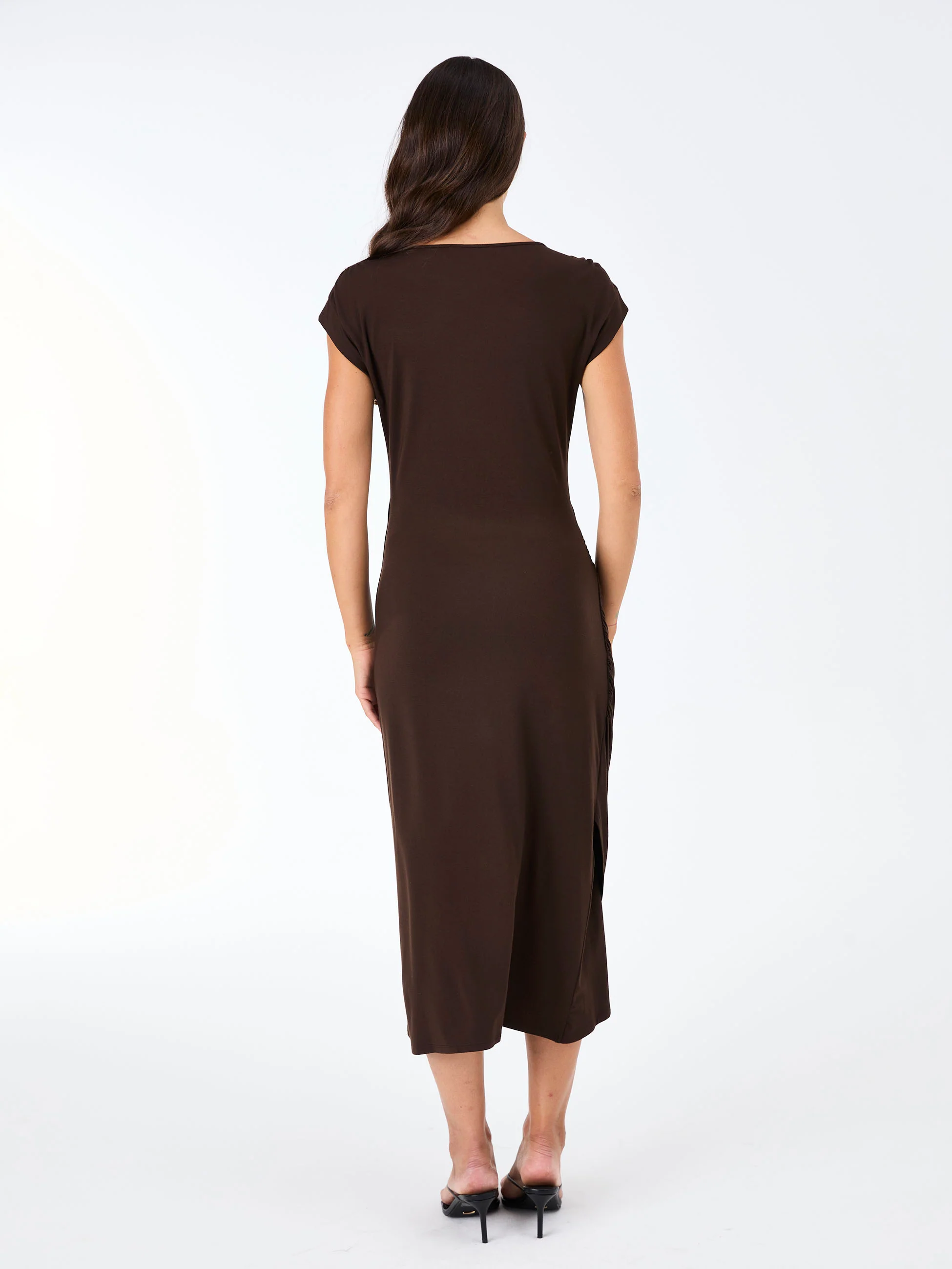 Bella Dress - Coffee Bean - Image 6