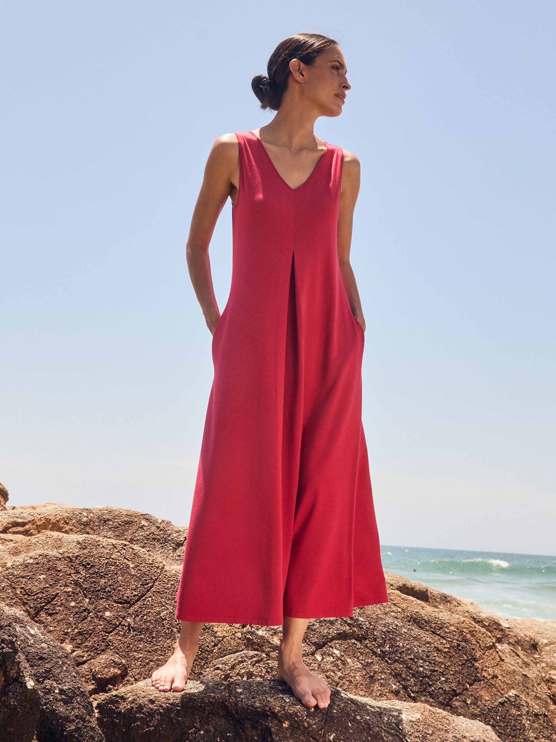 Dione Dress - Cherry - Image 3