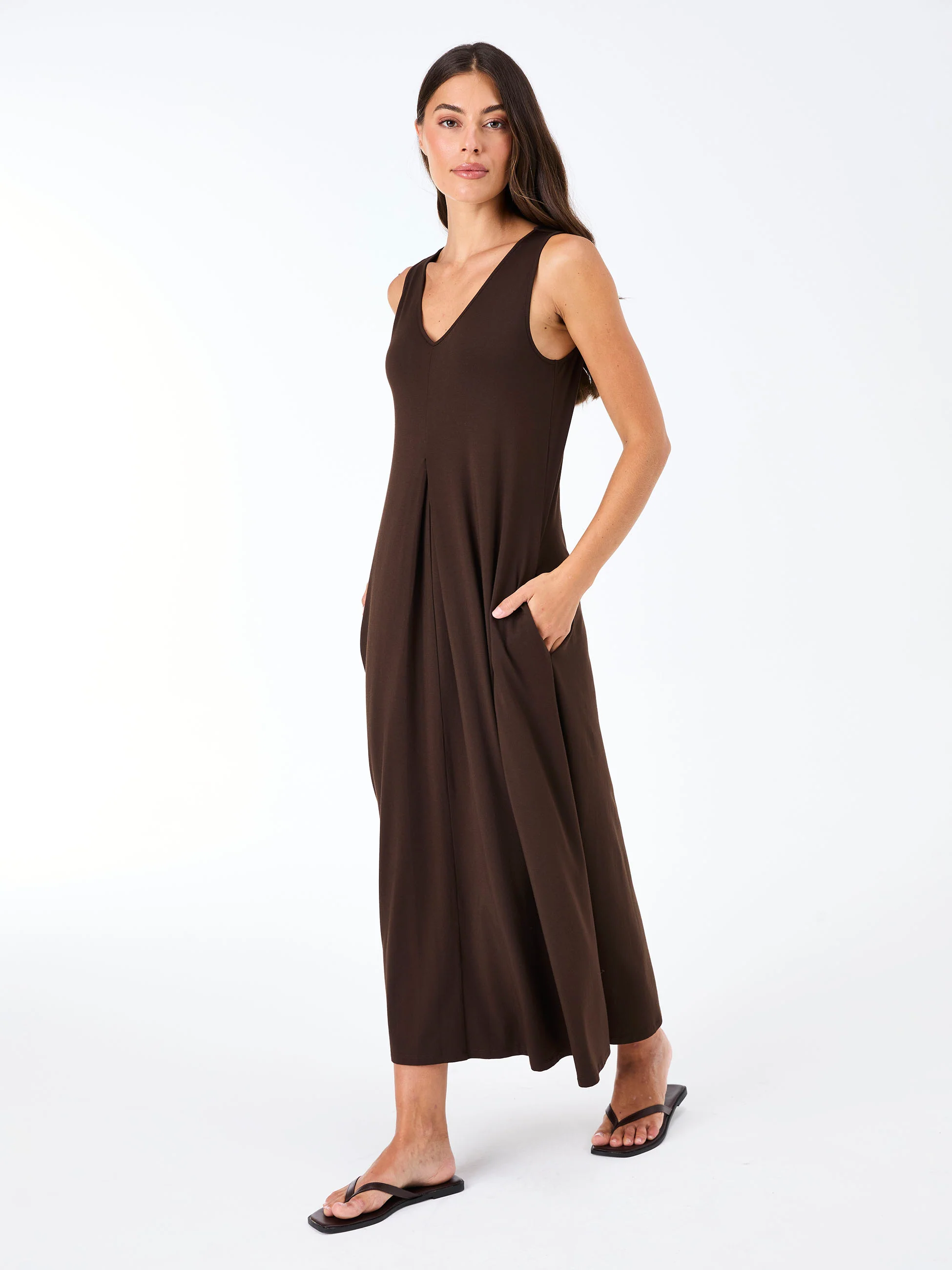 Dione Dress - Coffee Bean - Image 4