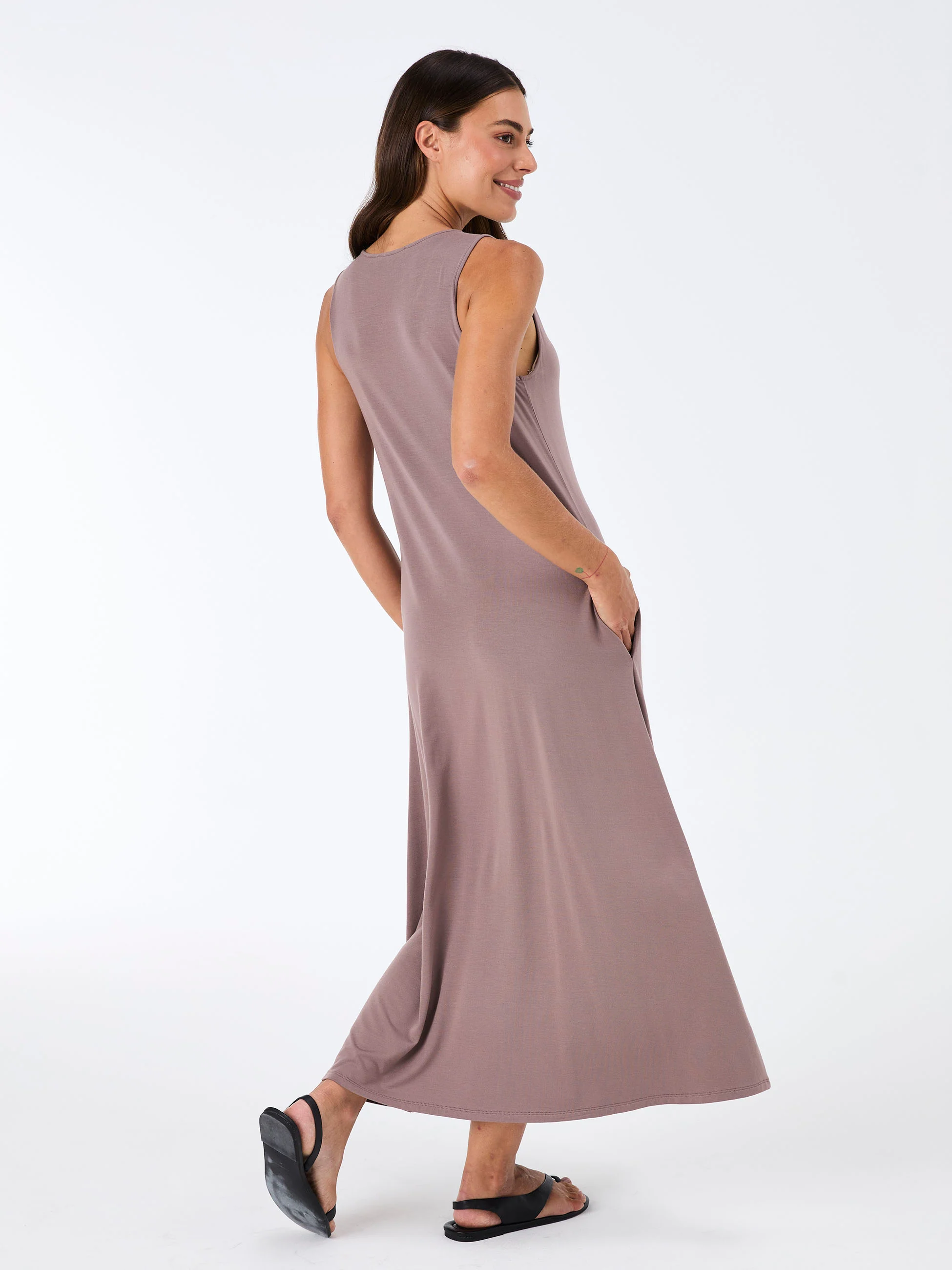 Dione Dress - Taupe - Image 3