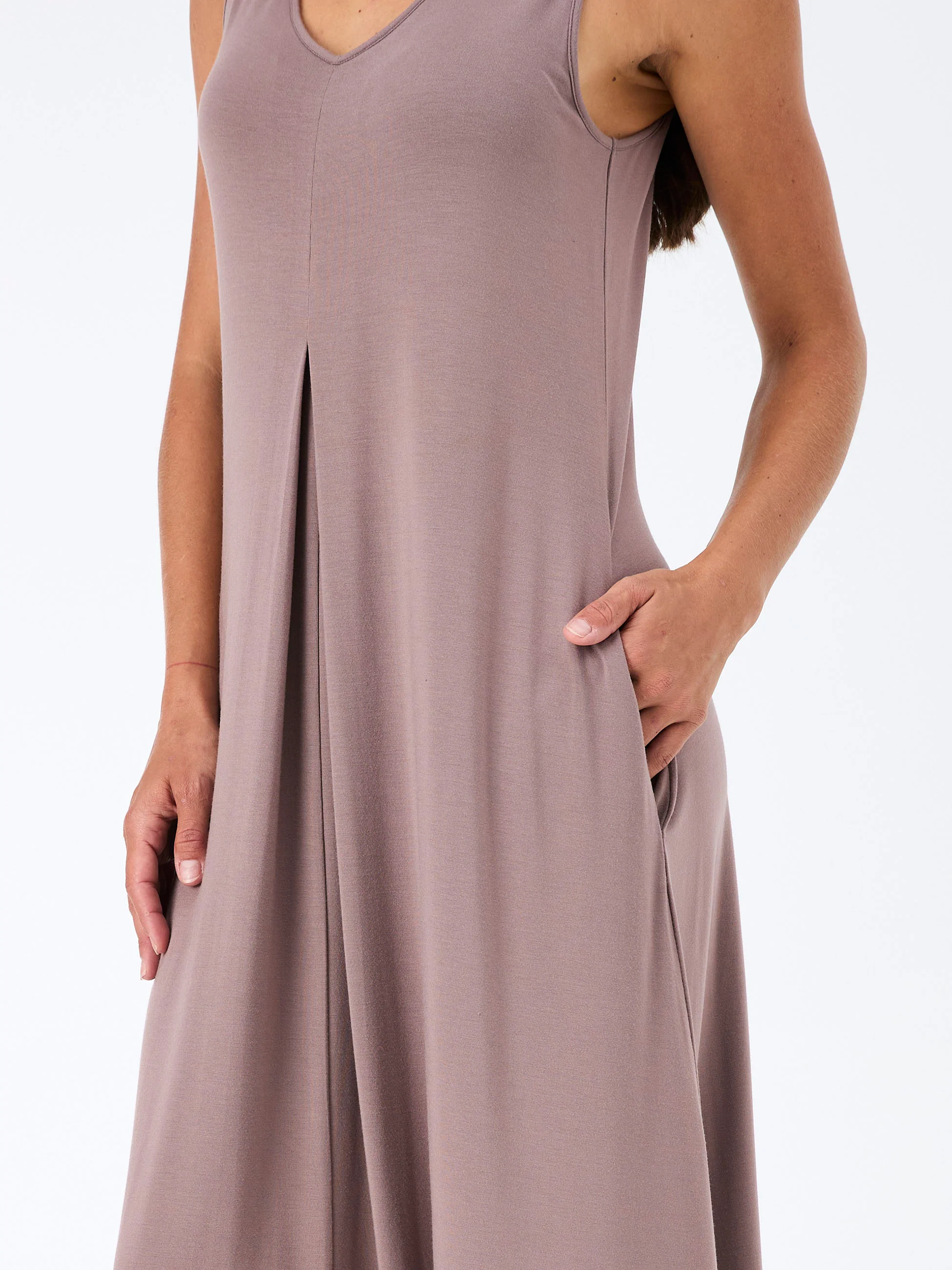 Dione Dress - Taupe - Image 6