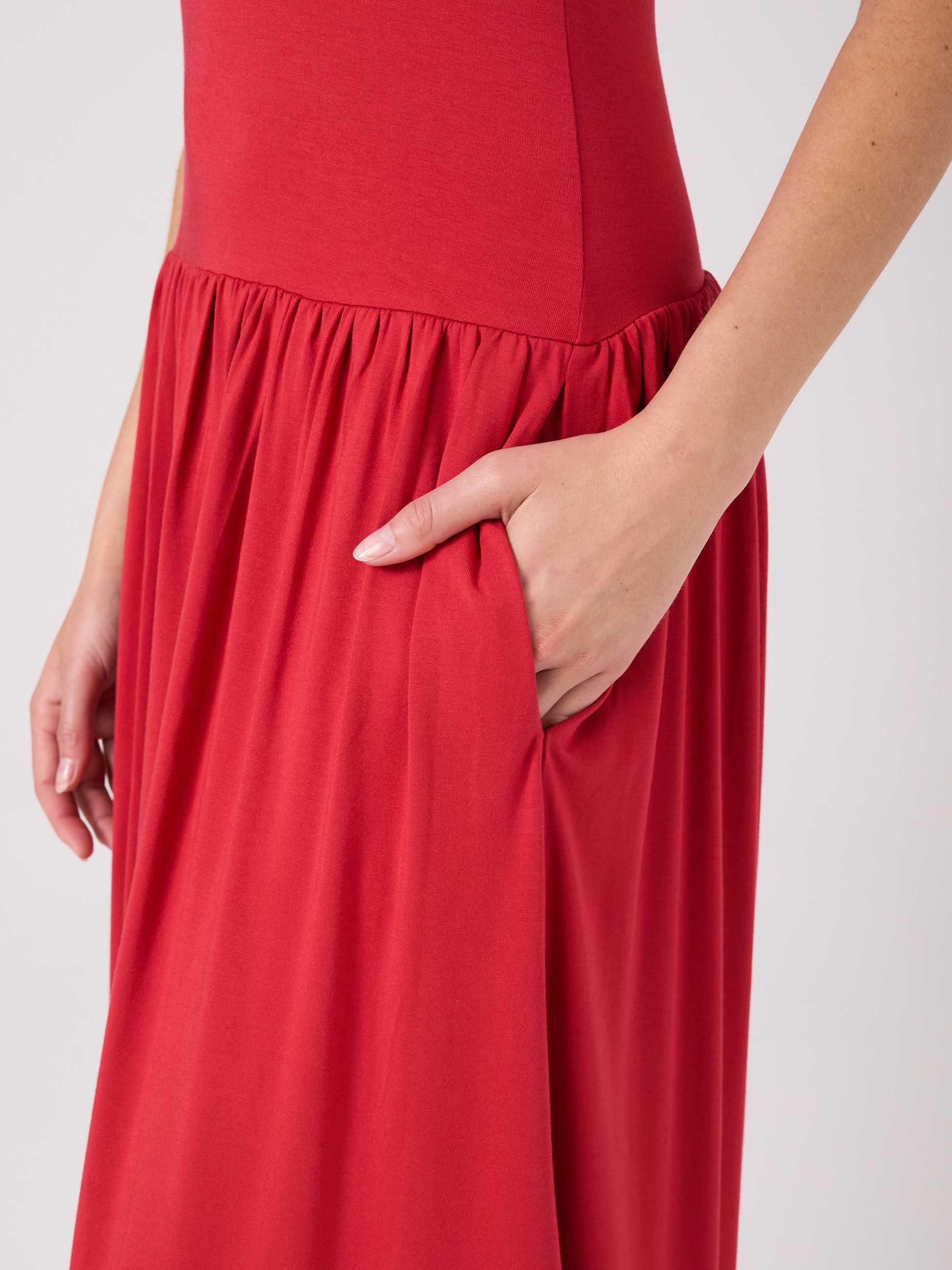 Eliza  Dress - Cherry - Image 6