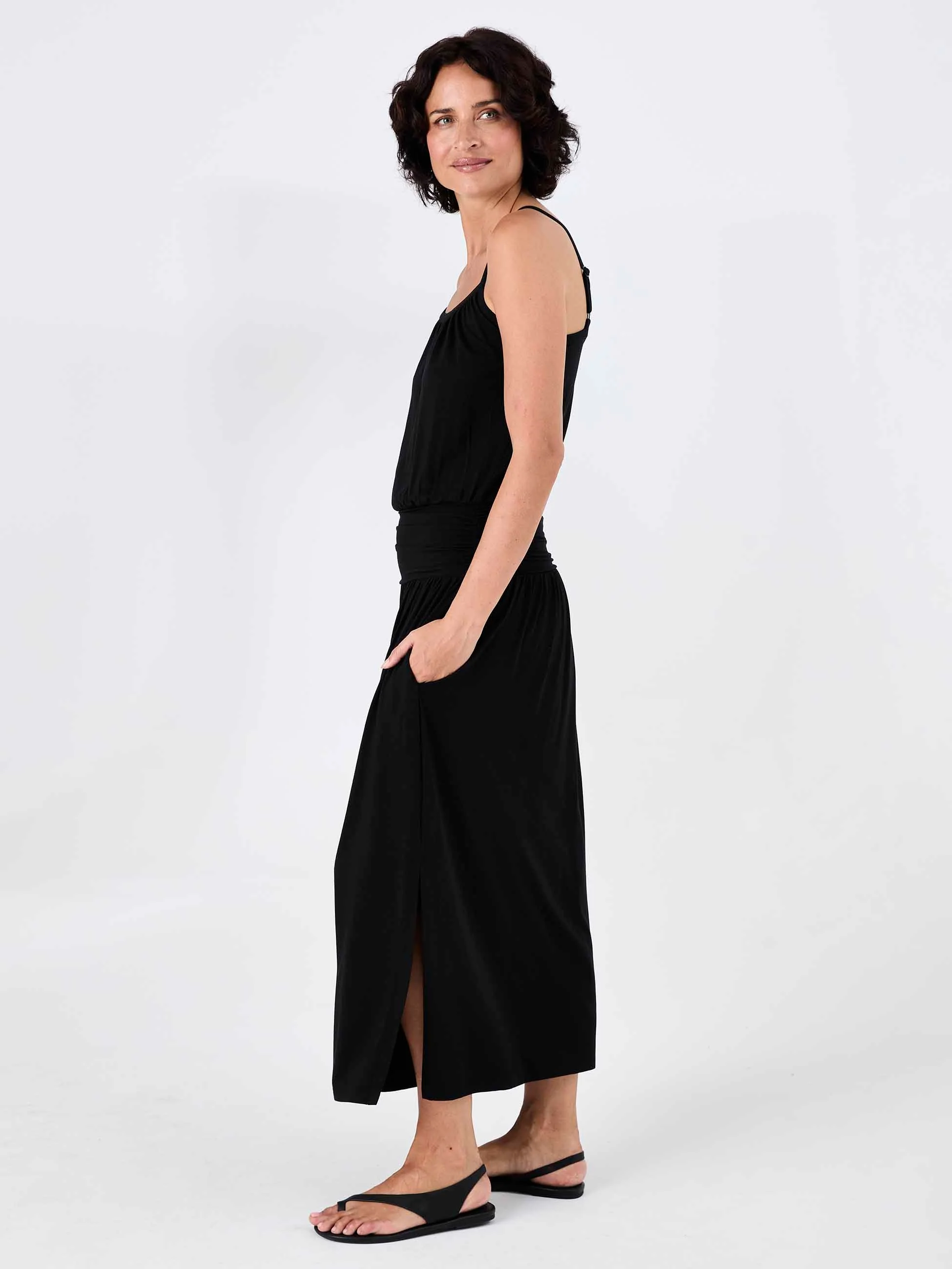 Imogen Dress - Black - Image 9