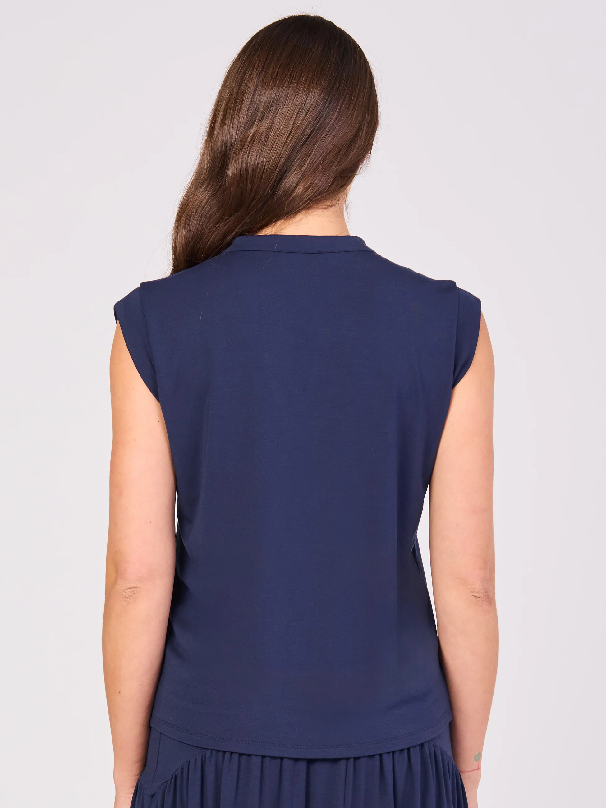 Nero Placket Tee - Navy - Image 3
