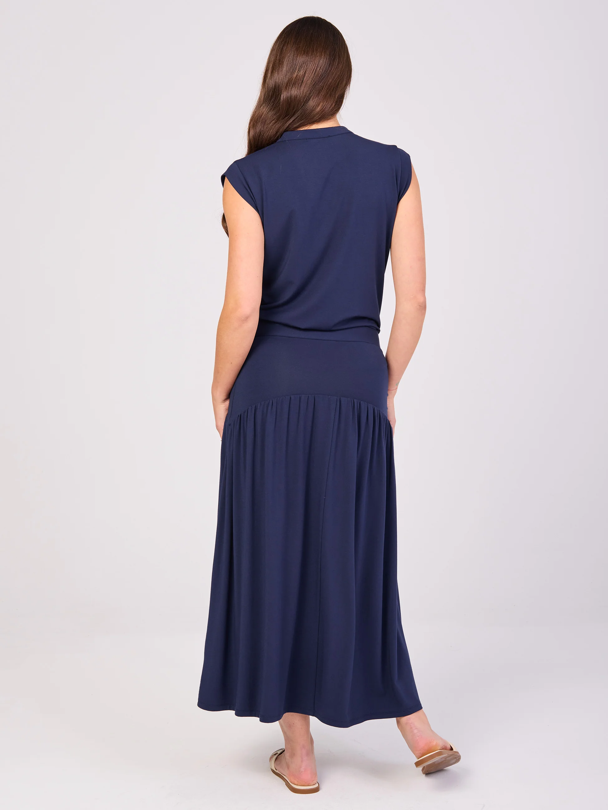 Nero Placket Tee - Navy - Image 5