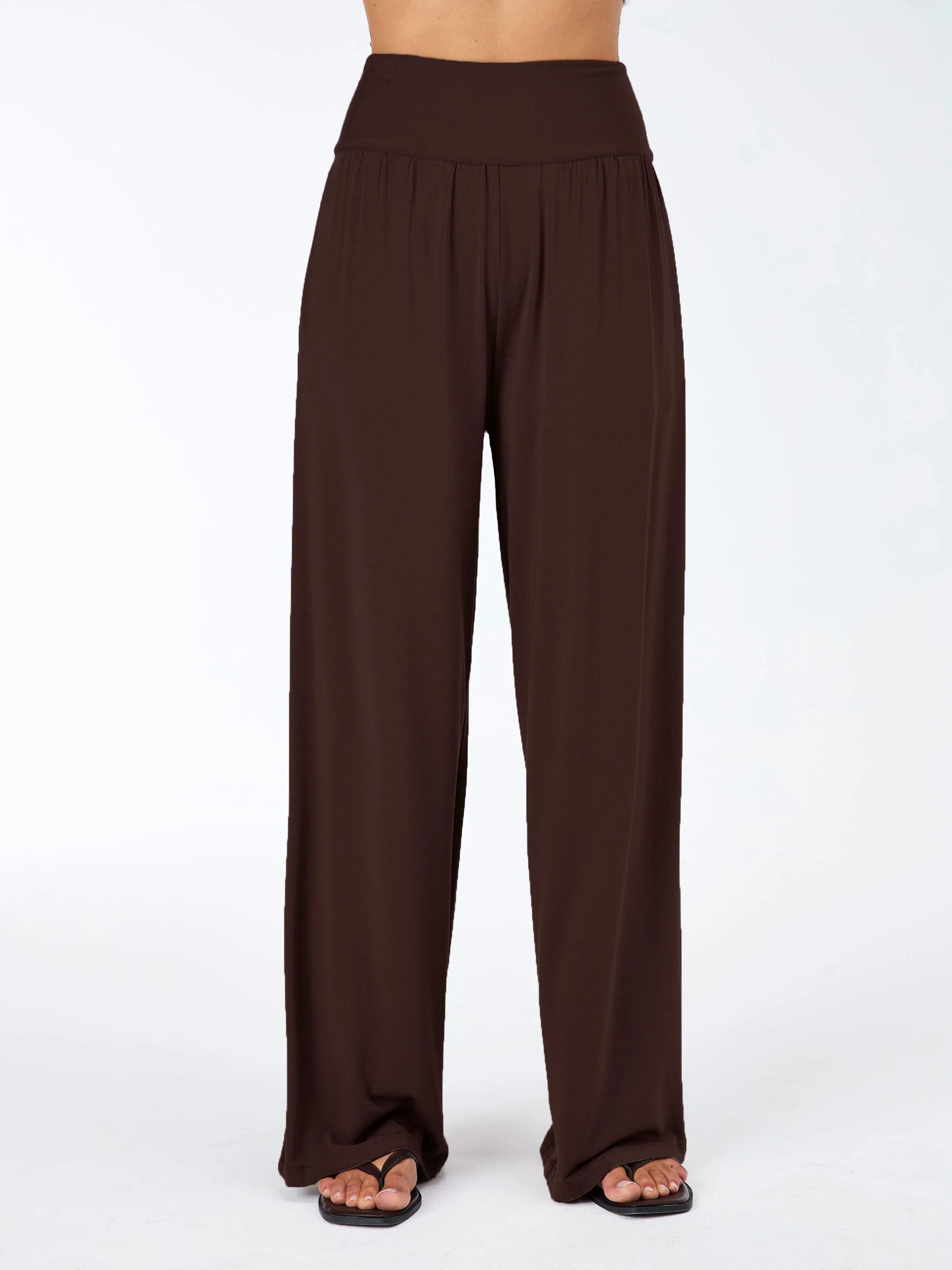 Nomad Modal Wide Leg Pant - Coffee Bean - Image 5
