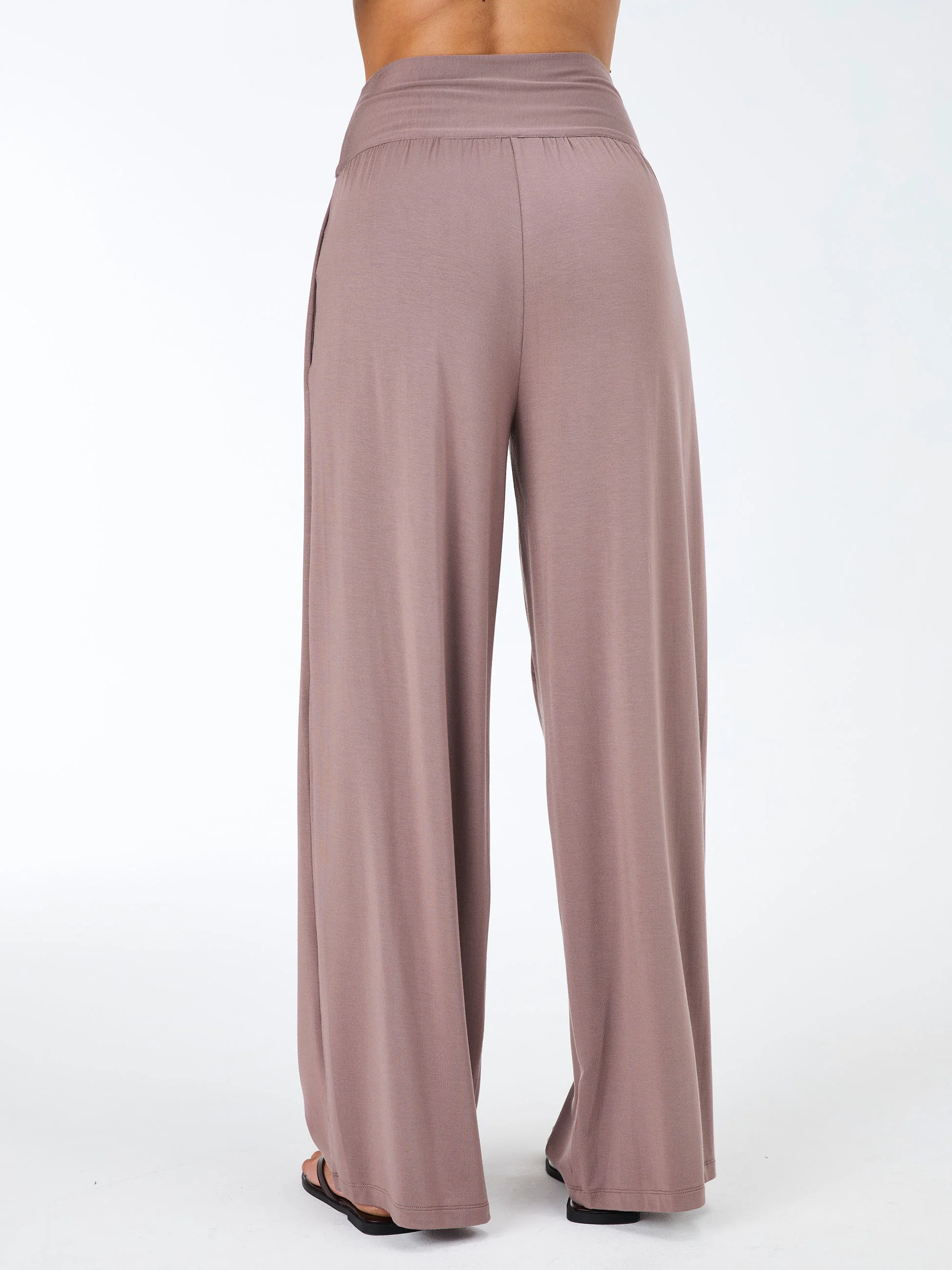 Nomad Modal Wide Leg Pant - Taupe - Image 4