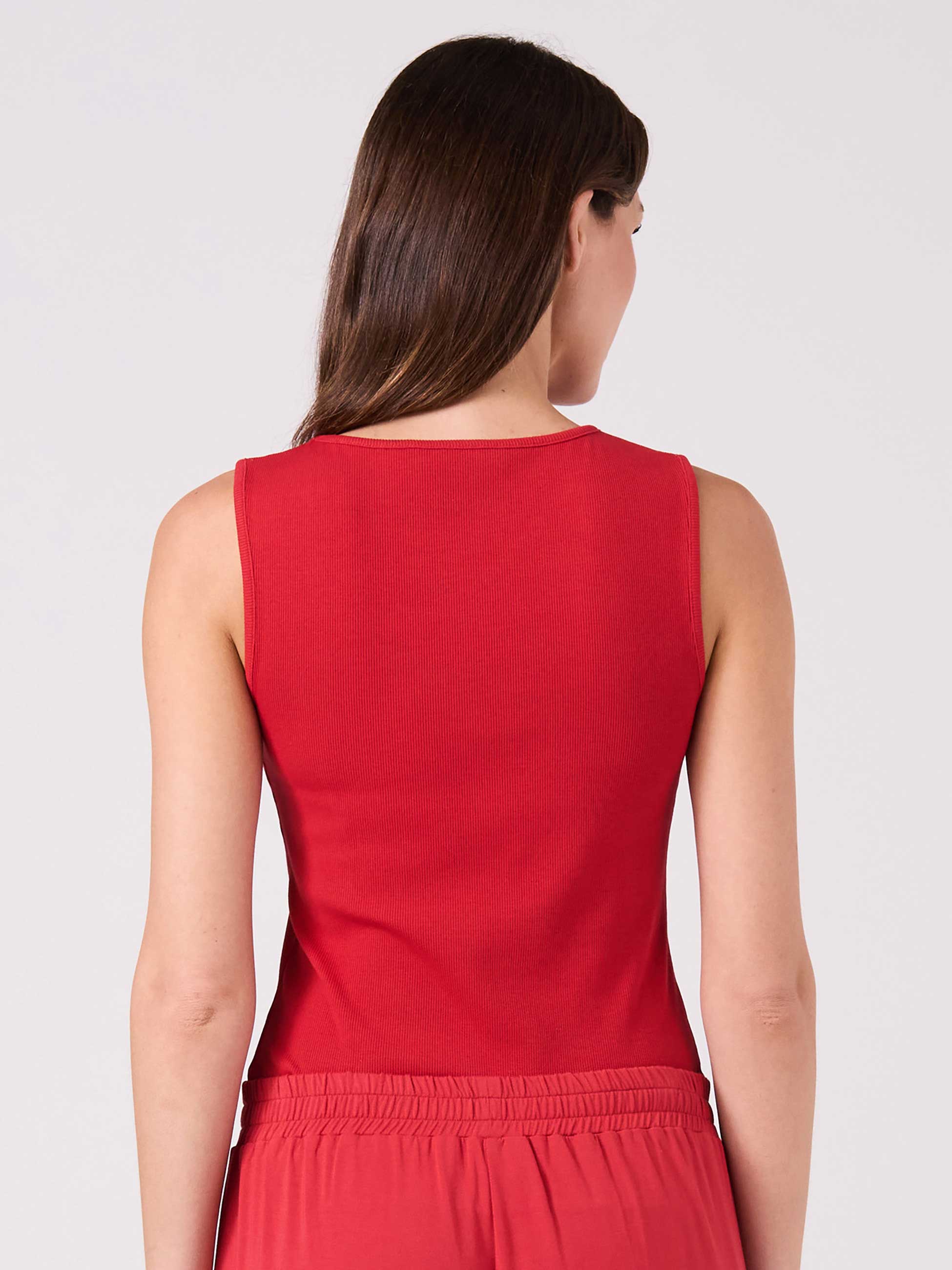Riva Rib Tank - Cherry - Image 3