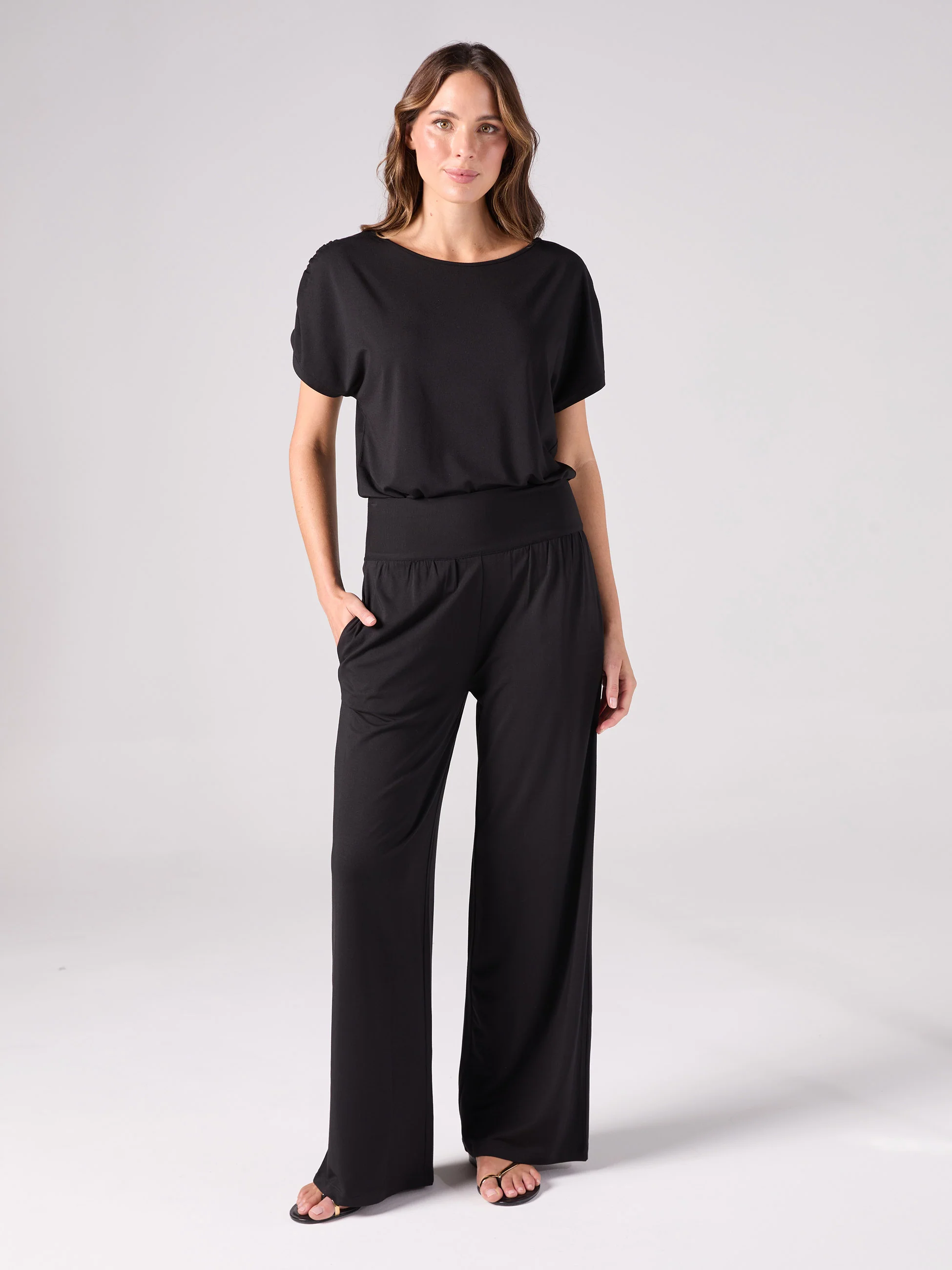 Rouch Sleeve Luxe Layer - Black - Image 3