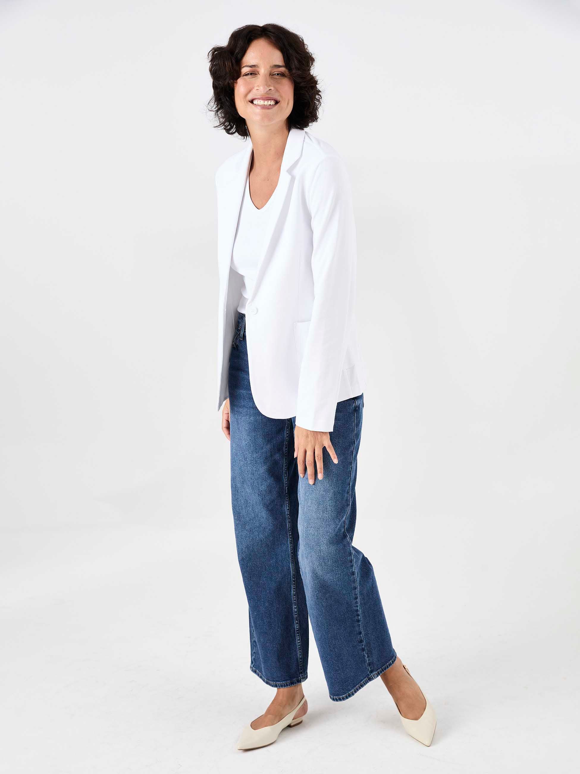 The Classic Jacket - White - Image 3