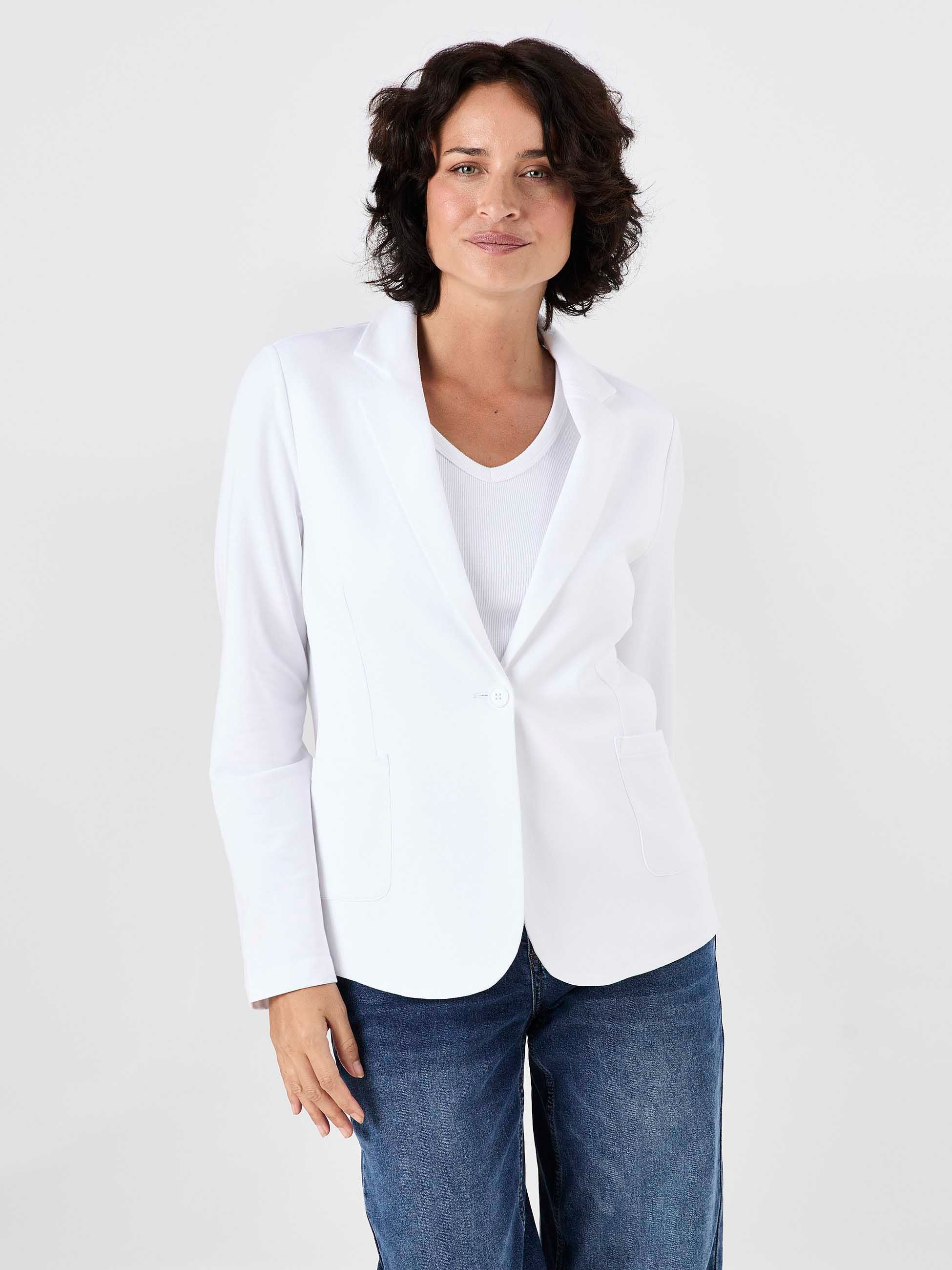 The Classic Jacket - White - Image 4